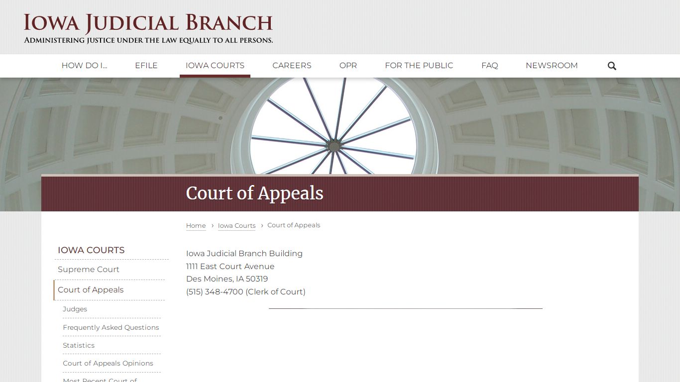 Court of Appeals | Iowa Judicial Branch